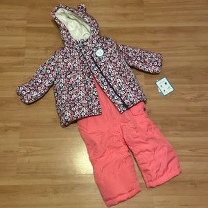 NWT Carters Snow Suit and winter coat